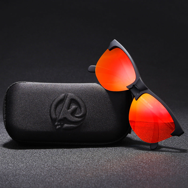 TR90 Half-frame Polarized Sunglasses European And American Men