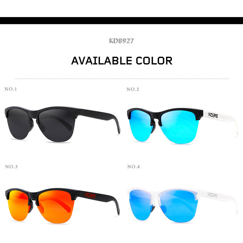 TR90 Half-frame Polarized Sunglasses European And American Men